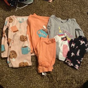 3 Pack! Long sleeve/pants PJ sets